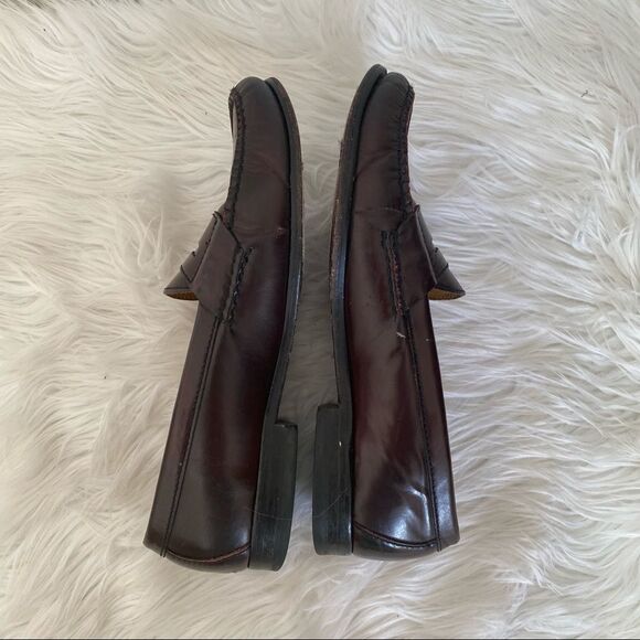 Cole Haan Brown Leather Pinch Penny Loafers 9 main image 5